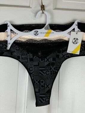 CXL by Christian Lacroix Lace Trim Panties Set - size Large - NWT